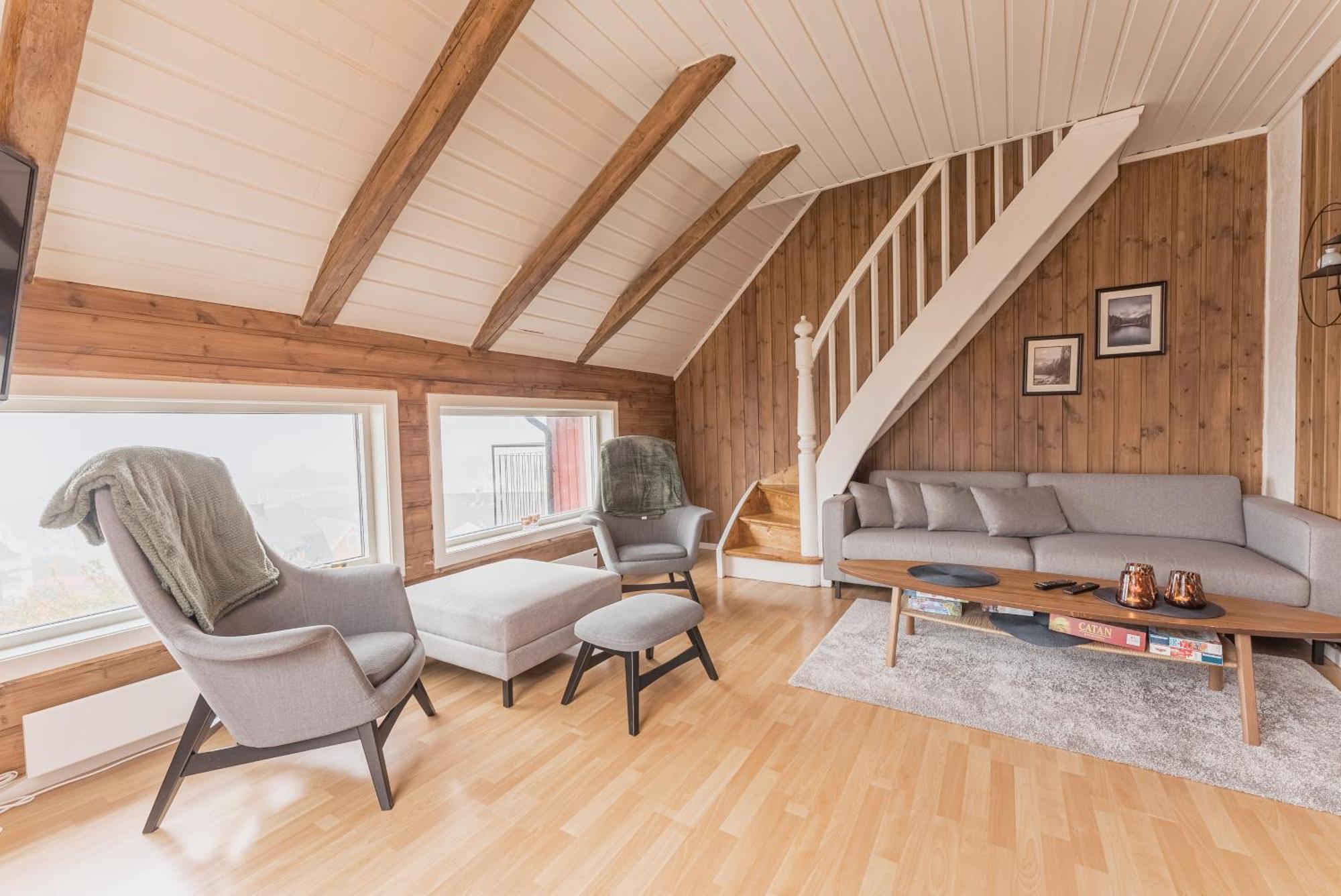 Toppleilighet I Sentrum Av Lillehammer Luaran gambar